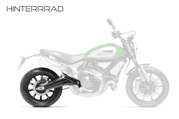 Stahlflex Bremsleitungen für KAWASAKI Estrella 250 ab 96 [HR]