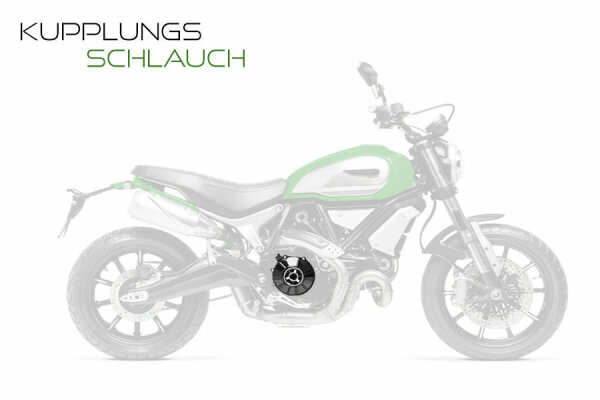 Stahlflex Bremsleitungen für CAGIVA Elefant [1N] ab 86- [Kupplung]