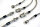 Stahlflex Bremsleitungen für KAWASAKI GPX 750 R [ZX750F] ab 86-90 [Kupplung]