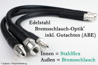 Stahlflex Bremsleitungen für Nsu Tts [Stufenheck]